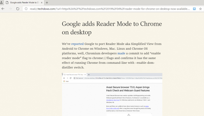 如何在基于Chromium的Edge浏览器中打开阅读器视图
