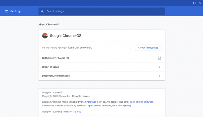 [图]最新Chrome OS开发版中谷歌为Linux应用引入完整USB支持