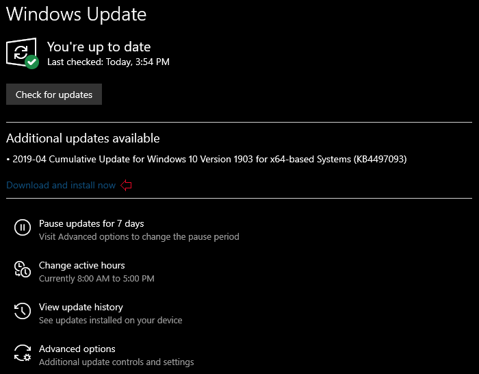 Windows 10 may 2019 update pic02