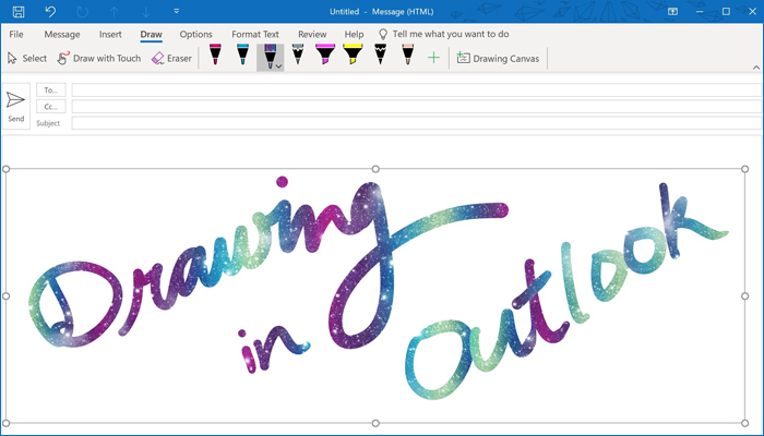 [图]Office Insider预览版发布：Outlook获ink涂鸦功能