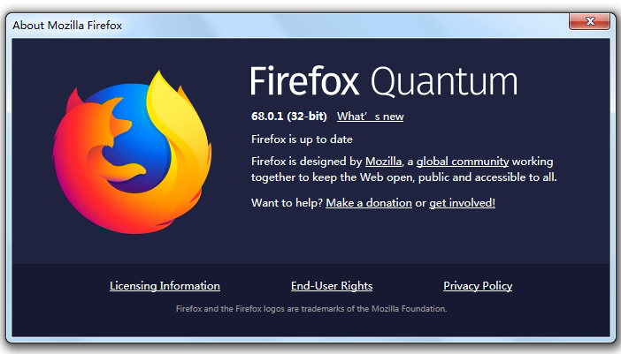 Mozilla Firefox 68.0.1发布 可在macOS 10.15测试版上运行