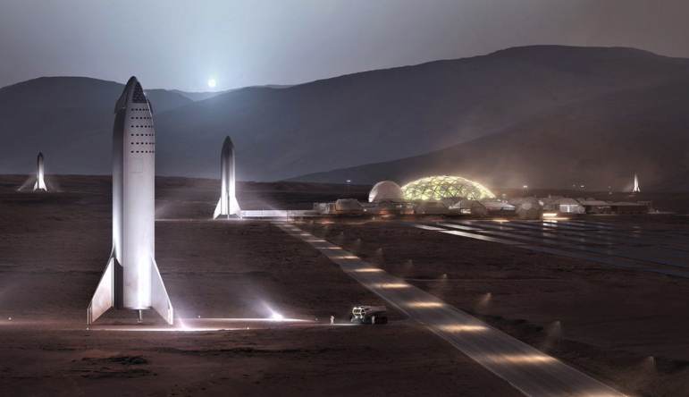 [图]NASA和SpaceX/Blue Origin等公司开发月球和火星之旅的技术
