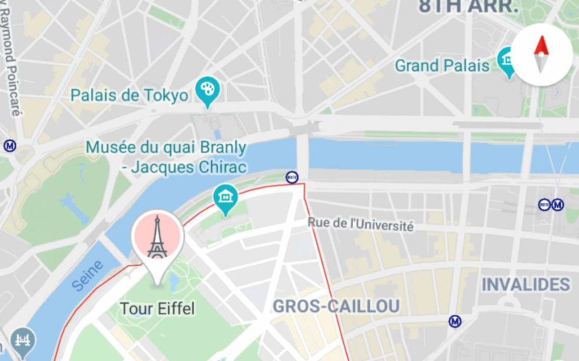Google Maps的建筑图标气泡使手机用户更容易找到地标性建筑